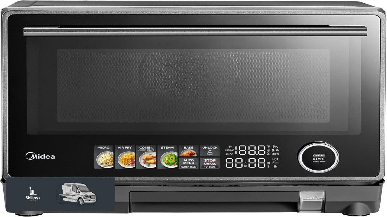 Midea 4 in 1 Multifunctional Microwave Steam Oven Combo Air Fryer Steamer & Microwave