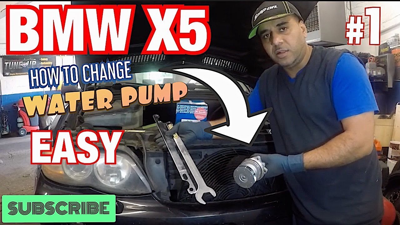 How to replace Water pump on BMW X5