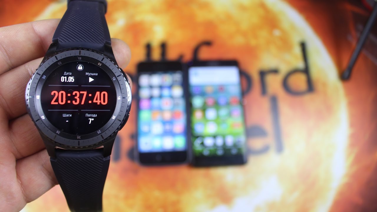 Обзор Samsung gear S3 frontier