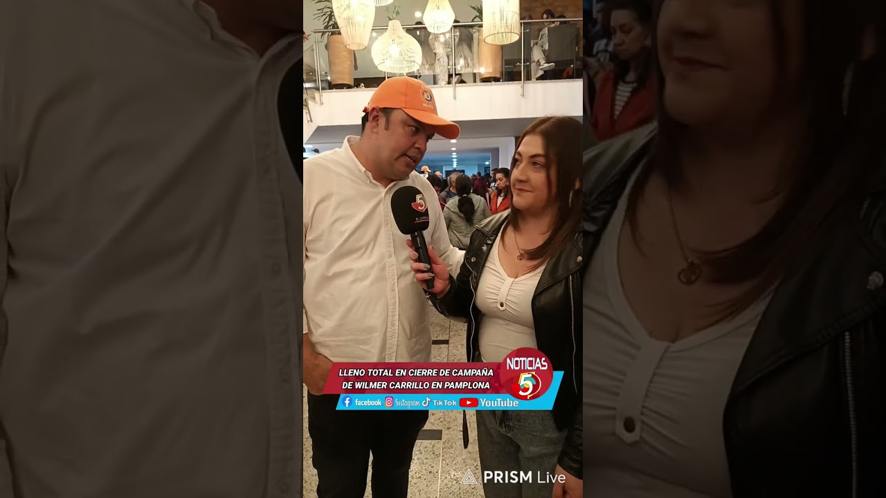 LLENO TOTAL EN CIERRE DE CAMPAÑA DE WILMER CARRILLO EN PAMPLONA