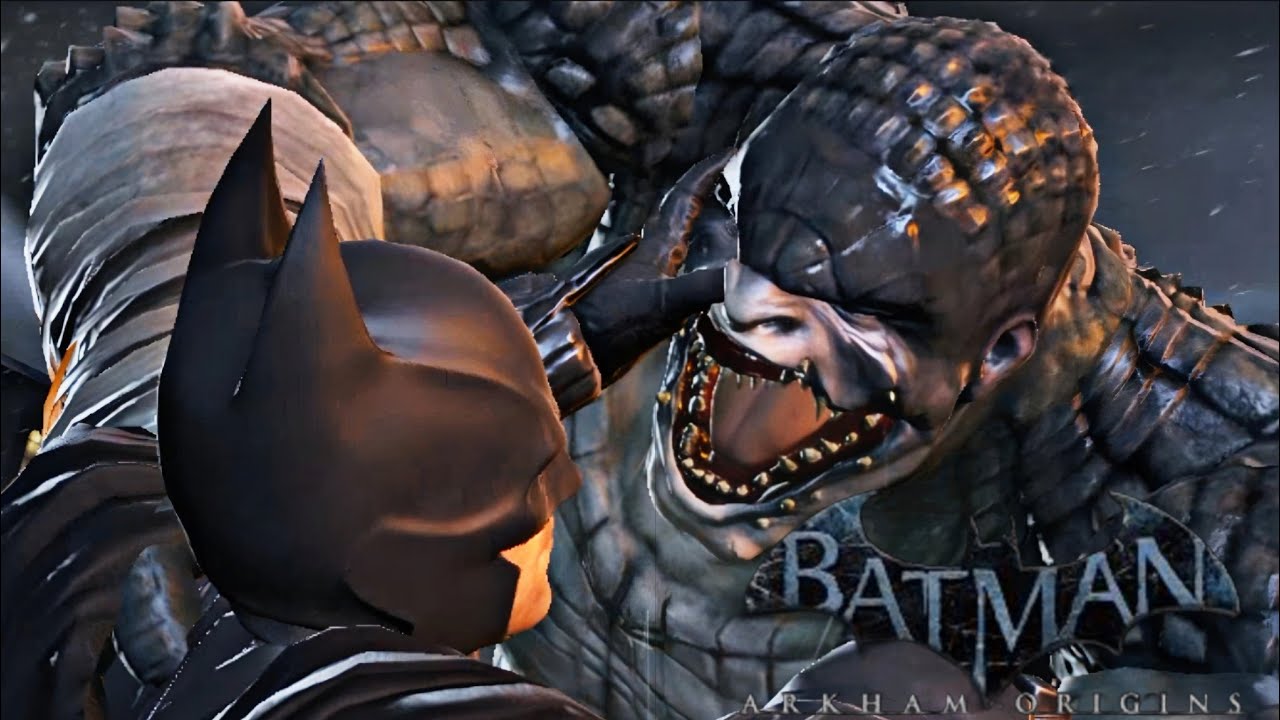 Batman Arkham Origins – Opening & Killer Croc Boss Fight | Full Intro
