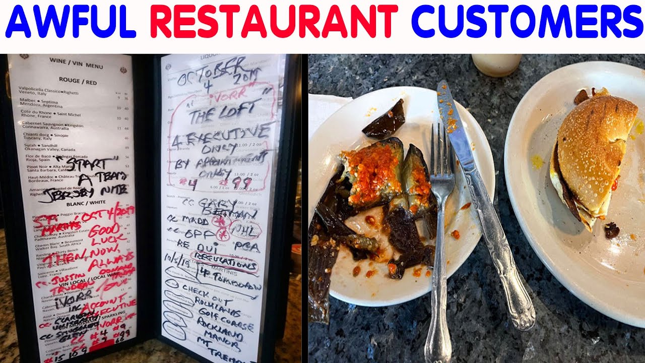 50 Jerk Customers Who Should Be Permanently Banned From Restaurants