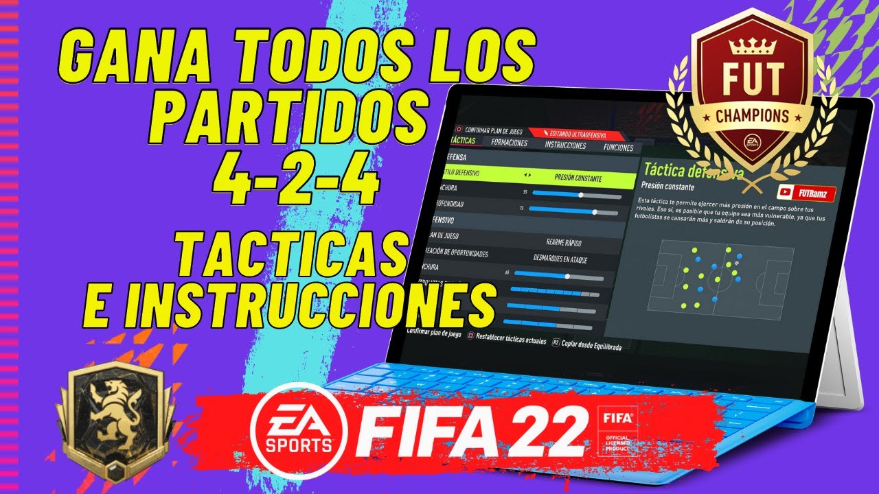 LA MEJOR TACTICA PARA REMONTAR TODOS LOS PARTIDOS // 424 TACTICAS FIFA 22