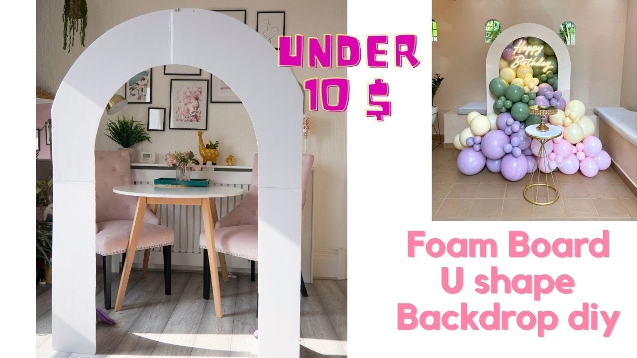 Foam Board U Shape Chiara Backdrop