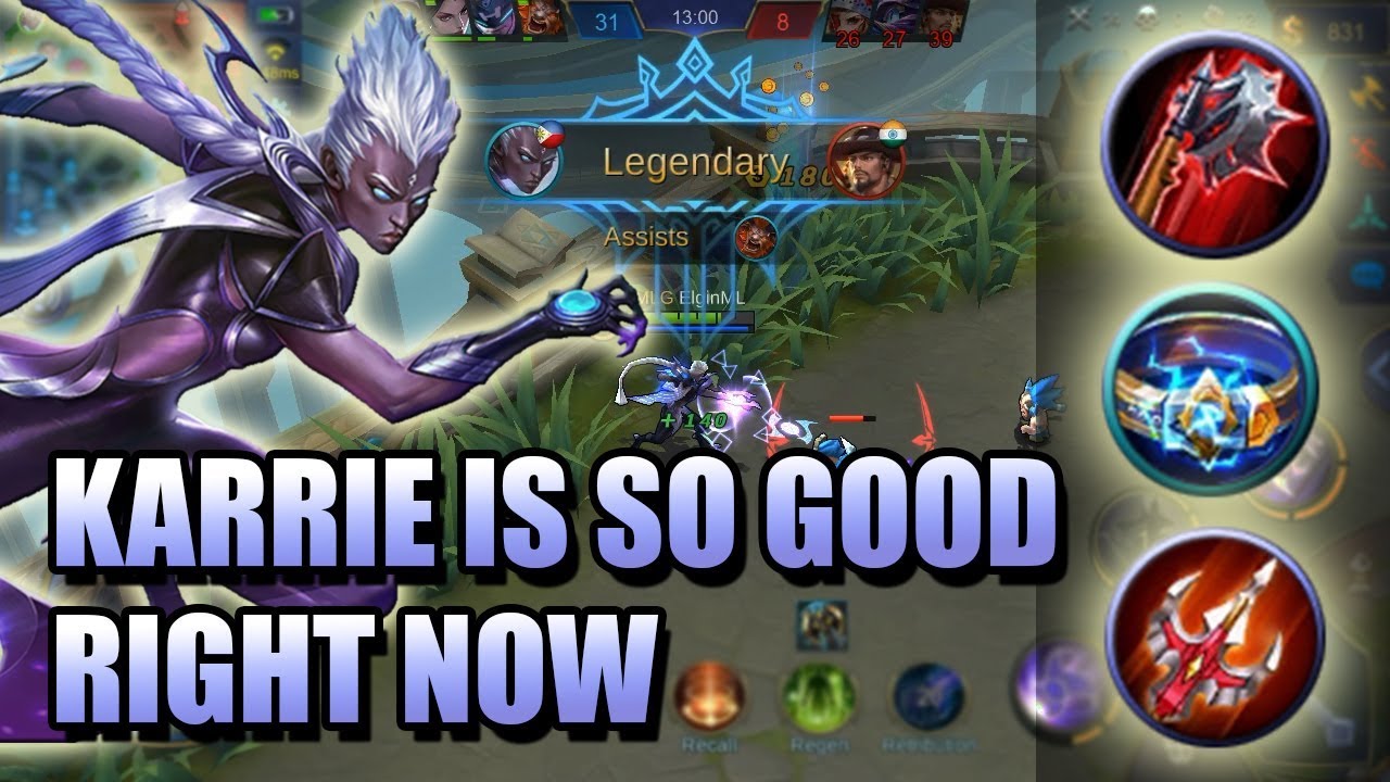 KARRIE THE SEMITANK BUILD BORDERLINE OP 💪💪