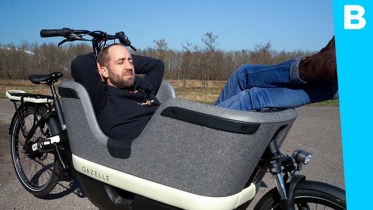 Als eerste getest: de elektrische bakfiets van Gazelle!