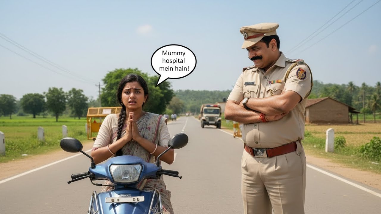 इंस्पेक्टर ने लड़की को आम समझकर रोका… लेकिन सच्चाई जानकर हिल गया! 😱