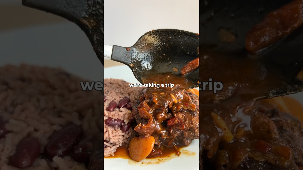 Jamaican Oxtail 🇯🇲 #stew #comfortfood #jamaica