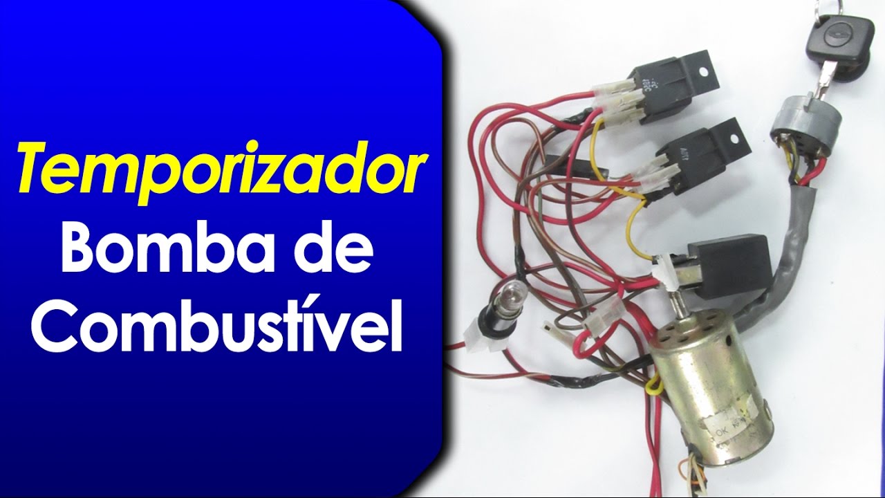 Temporizador Para Bomba de Combustível Feito Com Relés