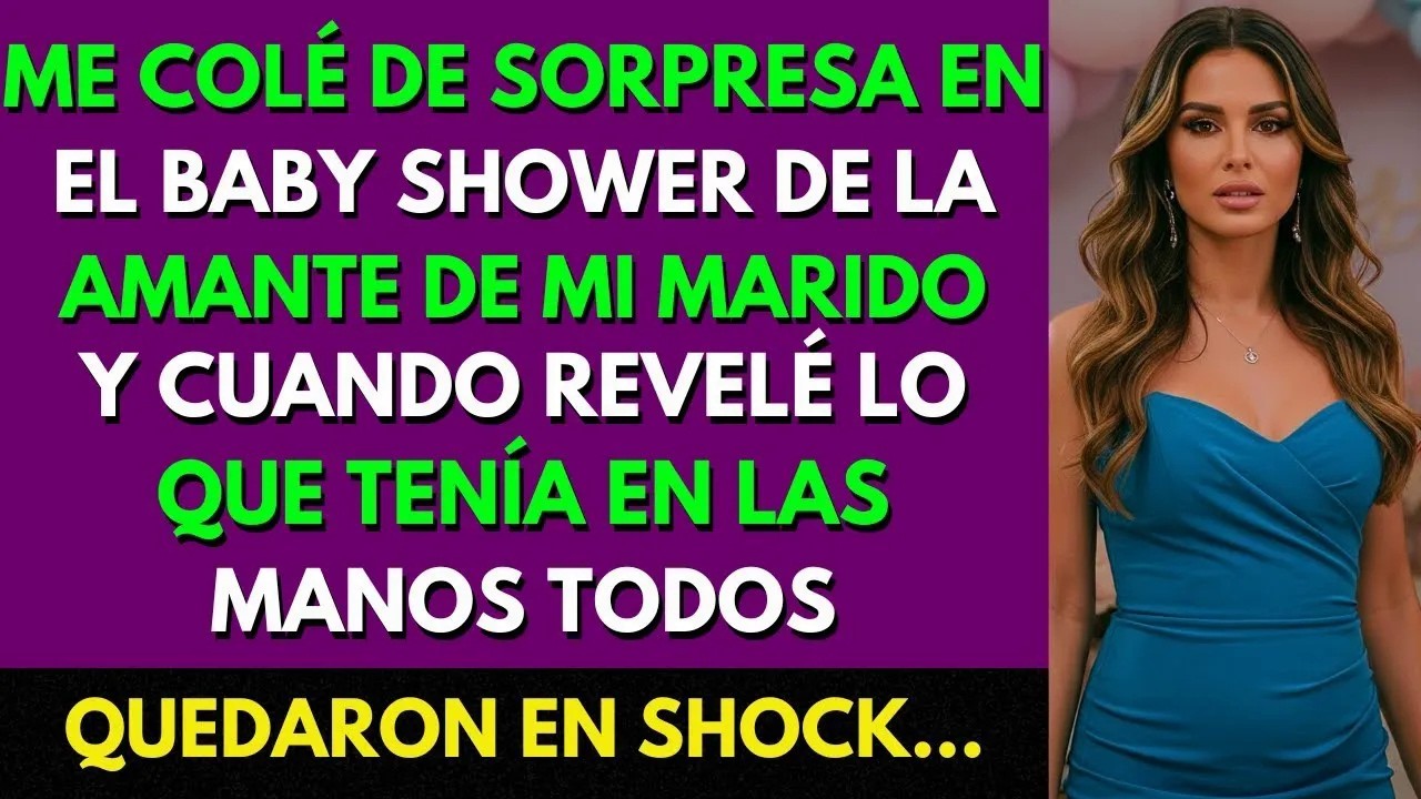 Me Colé de Sorpresa En El Baby Shower de La Amante de Mi Marido y Lo Que Expuse Dejó a Todos