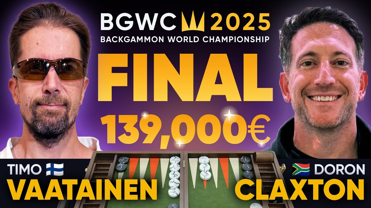 Backgammon World Championship 2025 - FINAL (Monte Carlo)