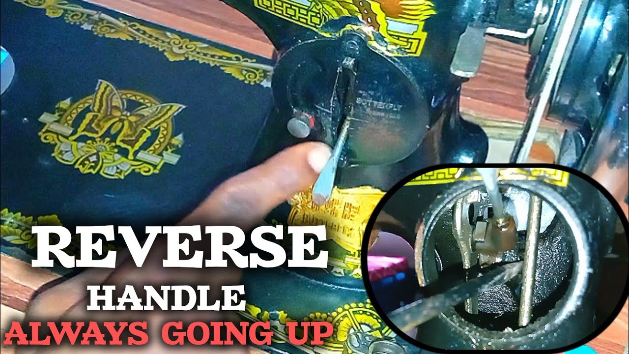 How To Fix A Loosed Reverse Handle On Your Sewing Machine 