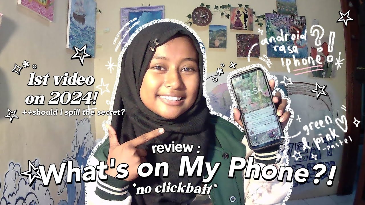𝐑𝐄𝐕𝐈𝐄𝐖// ꒰what's on my phone! ₊˚ʚ ᗢ₊  : inspo hp android rasa iphone?!⋆୨୧˚꒱ **how comee?!**