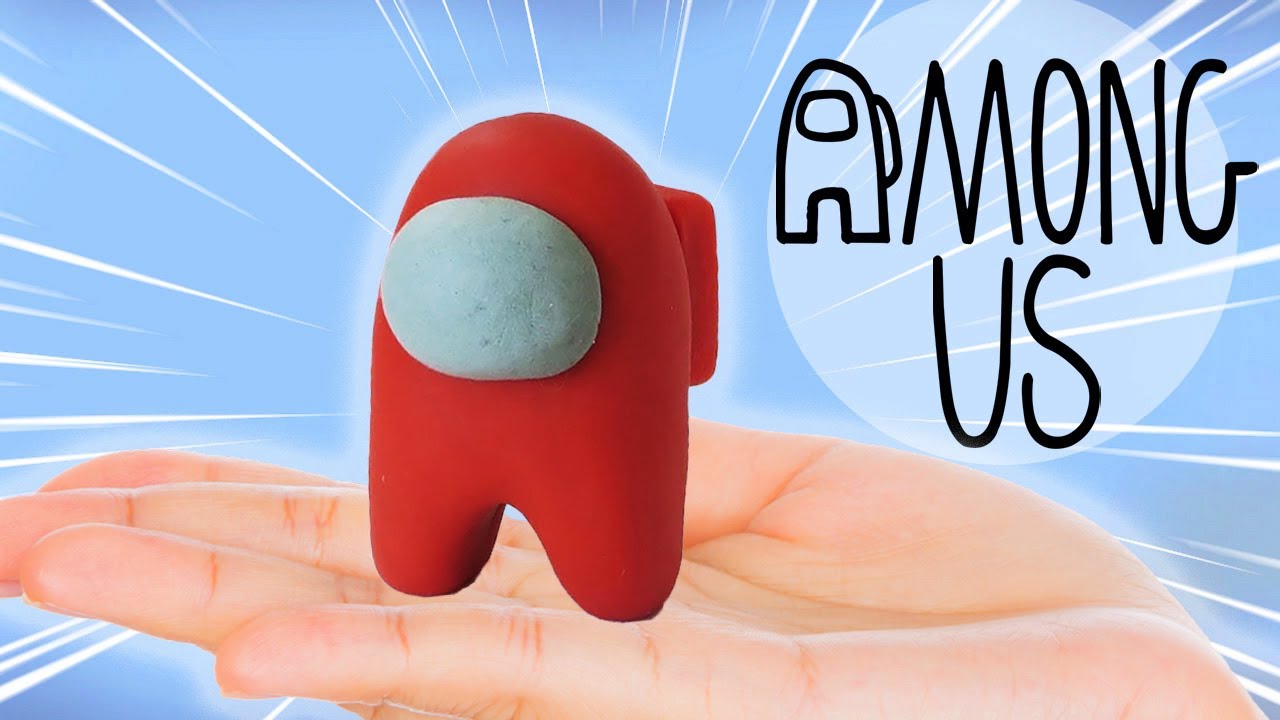 🔴FAÇA UM PERSONAGEM AMONG US MINIATURA! MUITO FÁCIL  Biscuit e Pasta Americana
