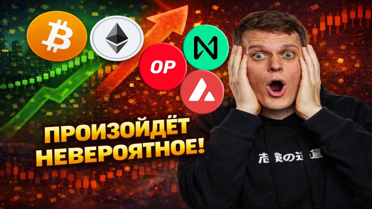 НА РЫНКЕ ПРОИЗОЙДЁТ НЕВЕРОЯТНОЕ! БИТКОИН, ETHEREUM, OPTIMISM, NEAR, AVALANCHE!