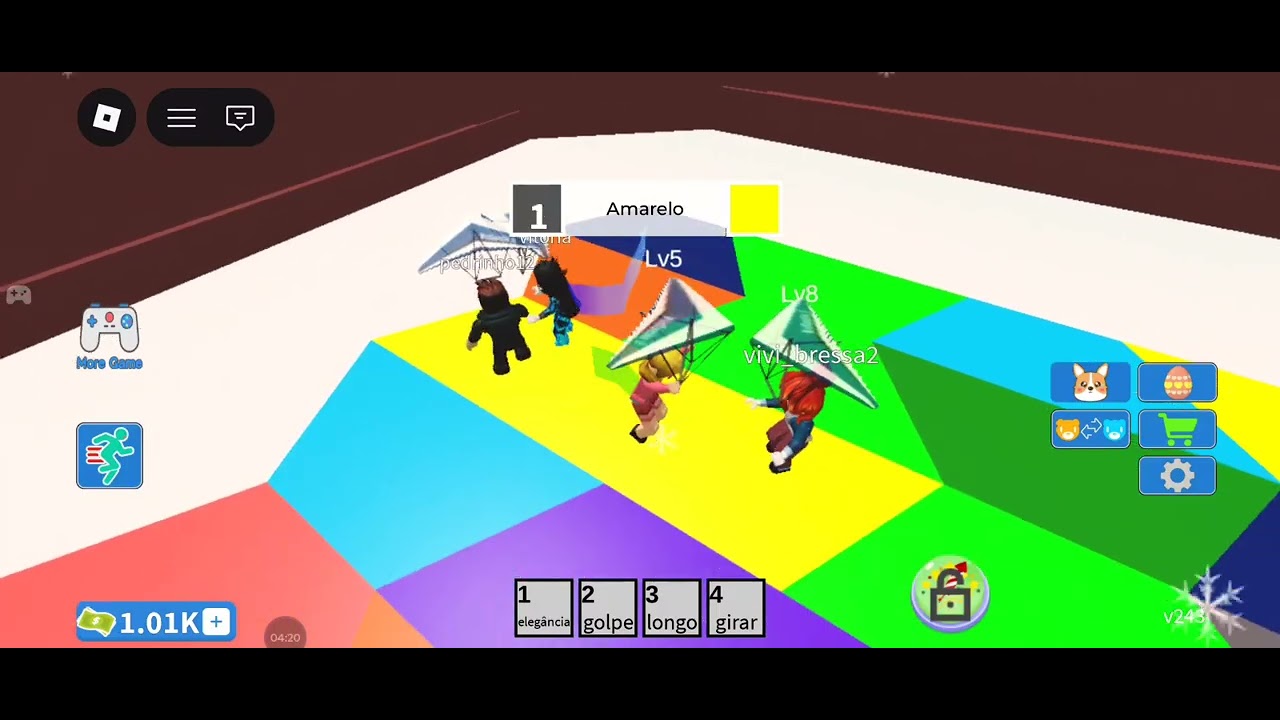 Jogando color block
