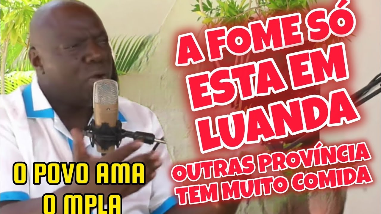 Bento Kangamba Fala Da Fome Que O Povo Passa E Das Enchentes Nos Comícios Do MPLA ( Radio Ovinte )