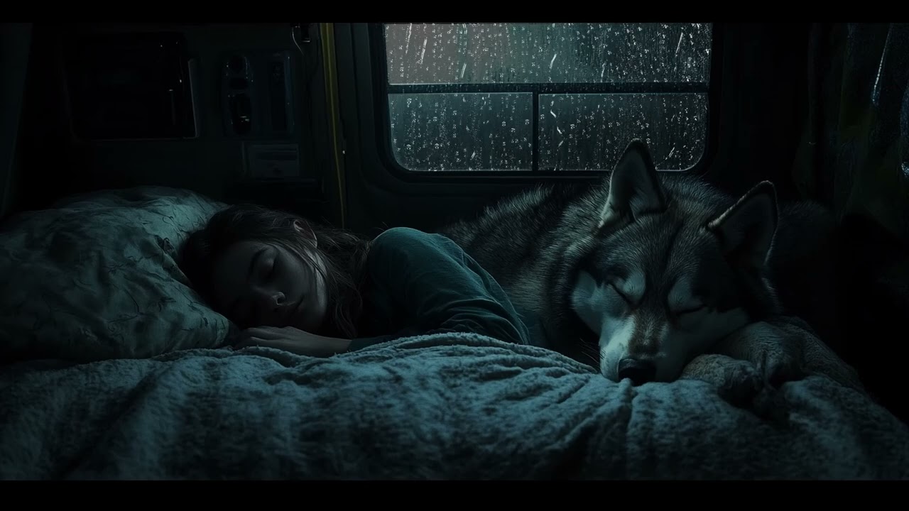 ASMR Sleeping in Car: Heavy Rain on Roof & Thunder Sounds.