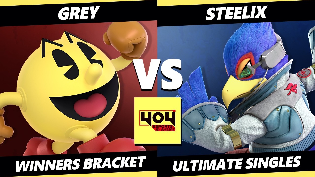 4o4 Weekly 86 - Grey (Pac-Man) Vs. Steelix (Falco) Smash Ultimate - SSBU