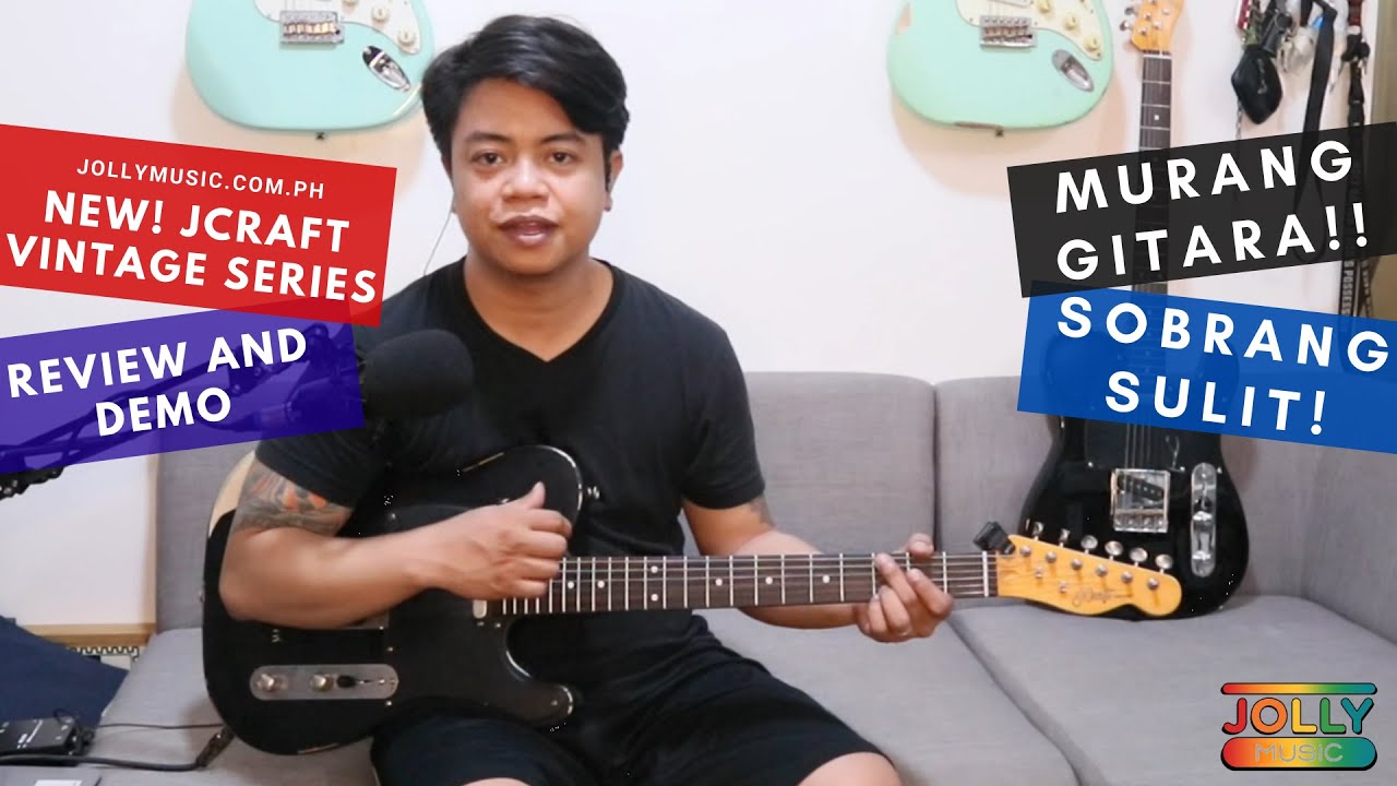 JCraft Vintage Series telecaster T3 clean and relic | Murang gitara | Worship Guitar