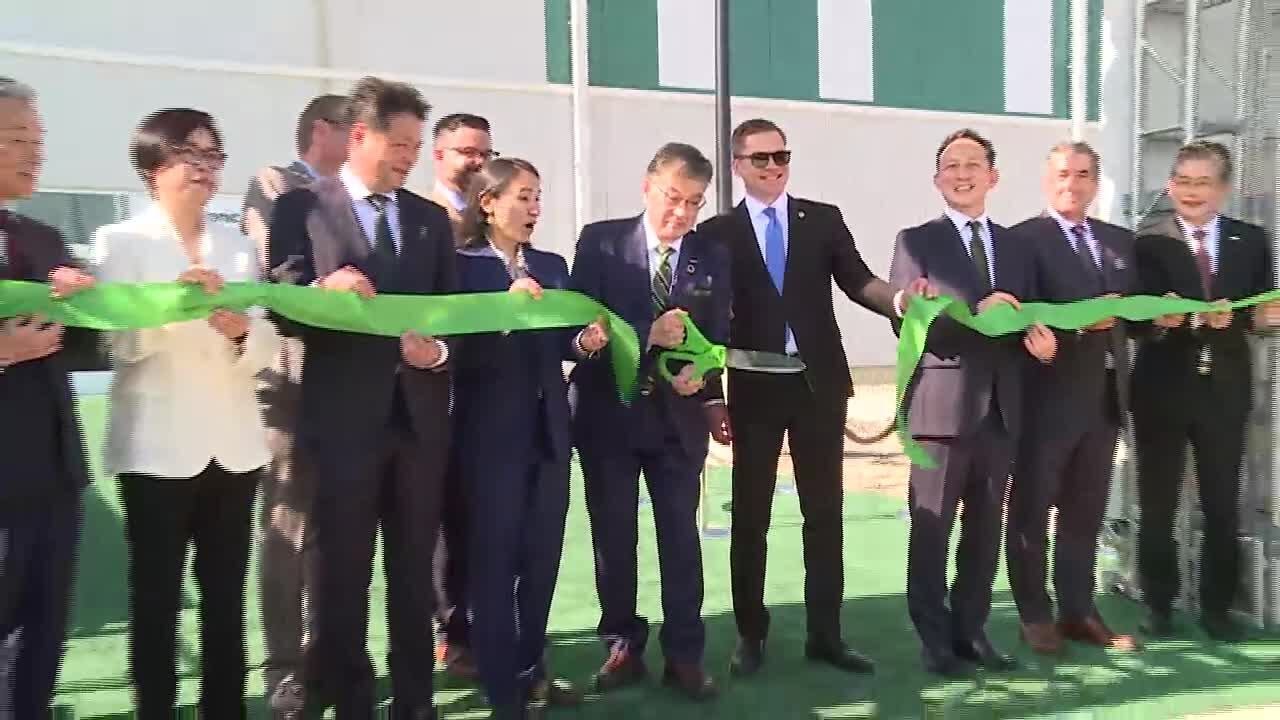 Panasonic Battery Plant Ribbon Cutting In Desoto Kansas