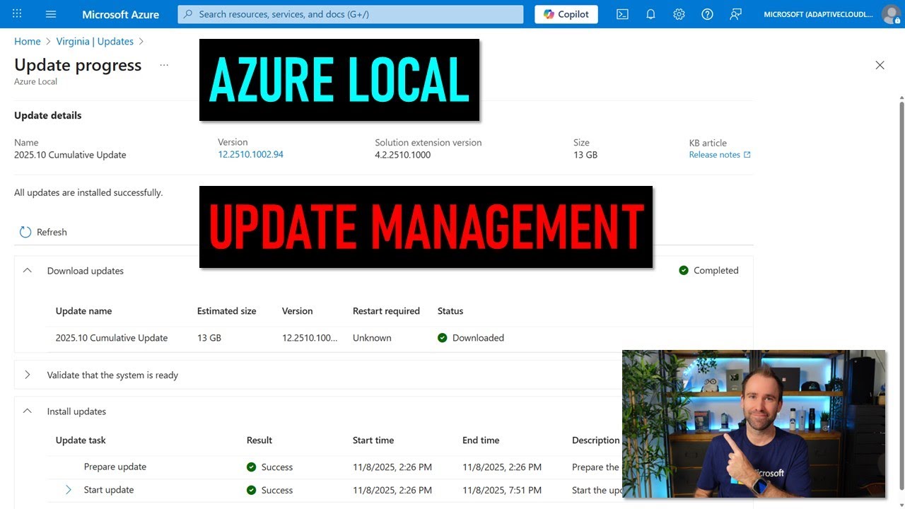 Manage Azure Local Updates