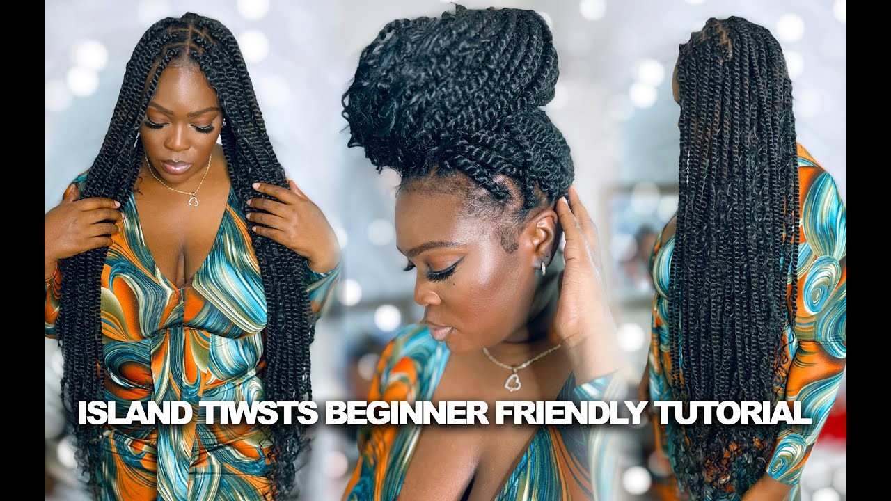 Easy Island/Jamaican twists install/ BEGINNER FRIENDLY