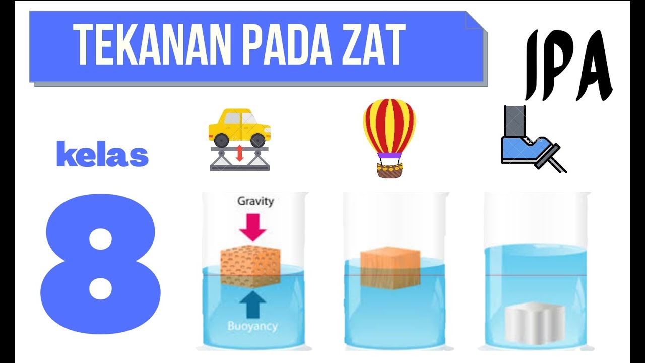 TEKANAN PADA ZAT: IPA KELAS 8 SMP