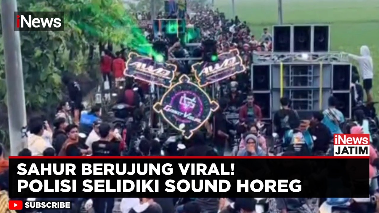 Viral Sound Horeg “Saur On The Road” di Jombang, Polisi Selidiki Dugaan Tanpa Izin | iNews Jatim