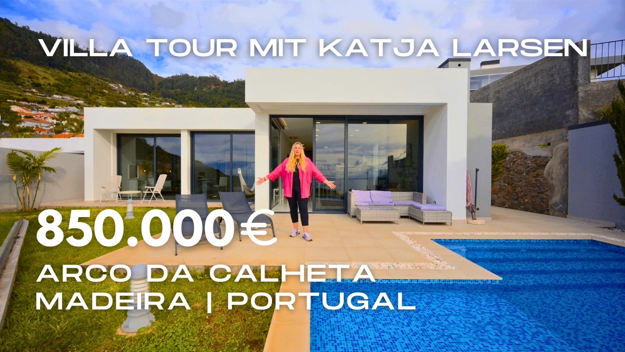Villa Tour in Madeira | Moderne Perfektion mit Infinity Pool & Meerblick – Arco da Calheta