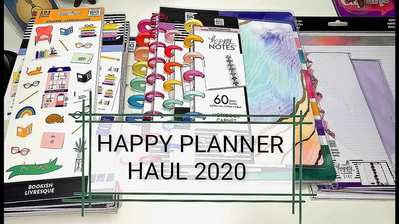 Happy Planner Haul 2020 - What I Chose And Why