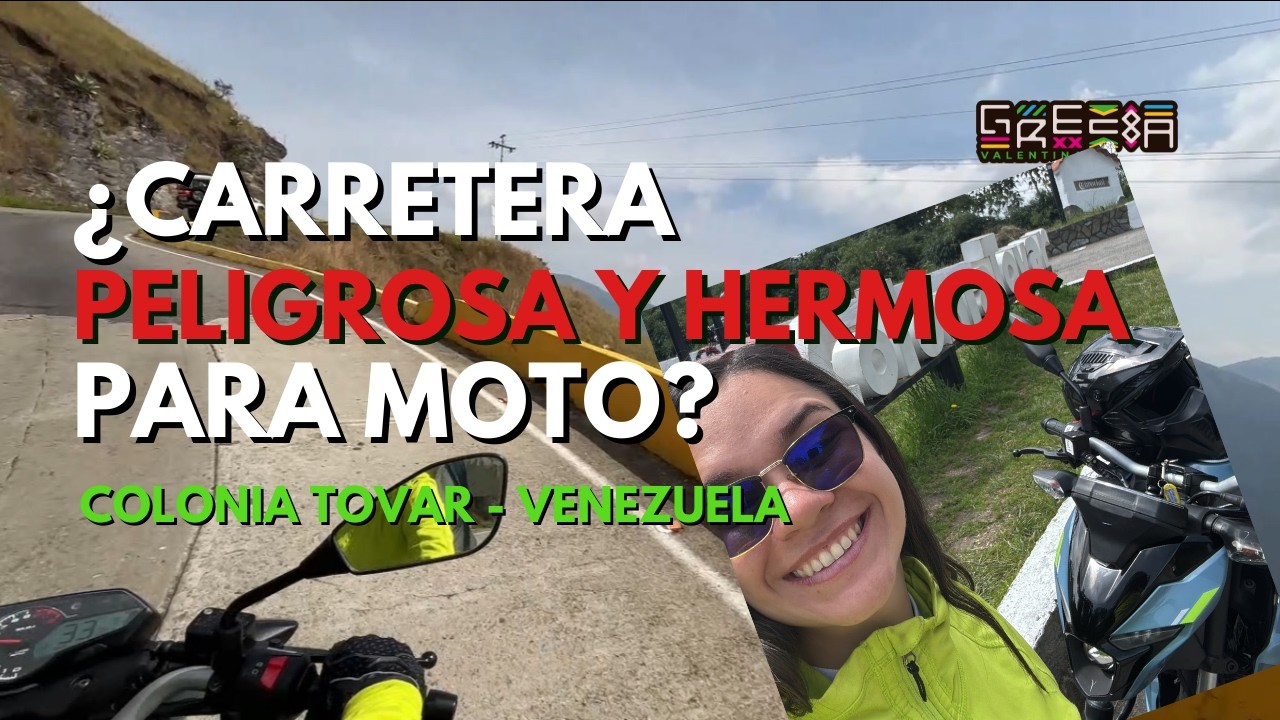 UNA PRINCIPIANTE RECORRIENDO UNA CARRETERA PELIGROSA EN MOTO! - La Colonia Tovar por La Victoria🥵🔥