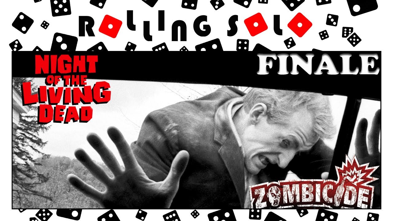 Night of the Living Dead: A Zombicide Game | Solo Playthrough | How To Play | Scene 1 | Finale