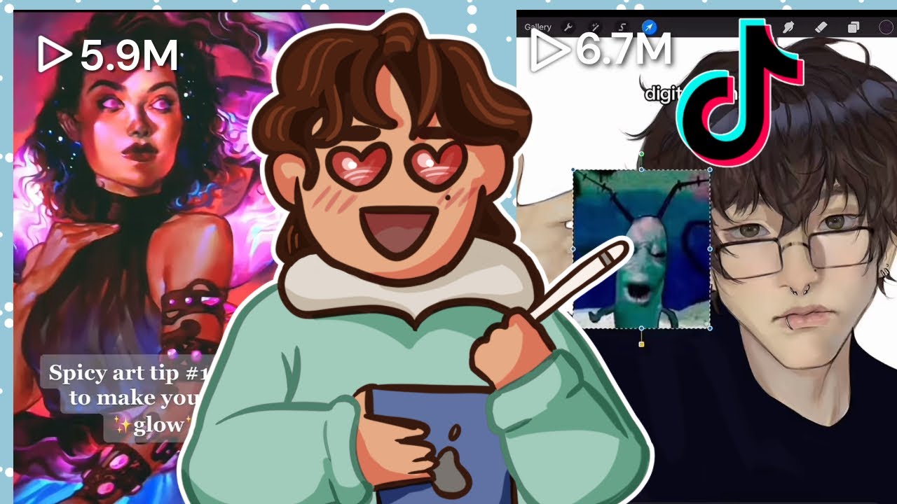 Trying VIRAL TikTok Art Hacks 