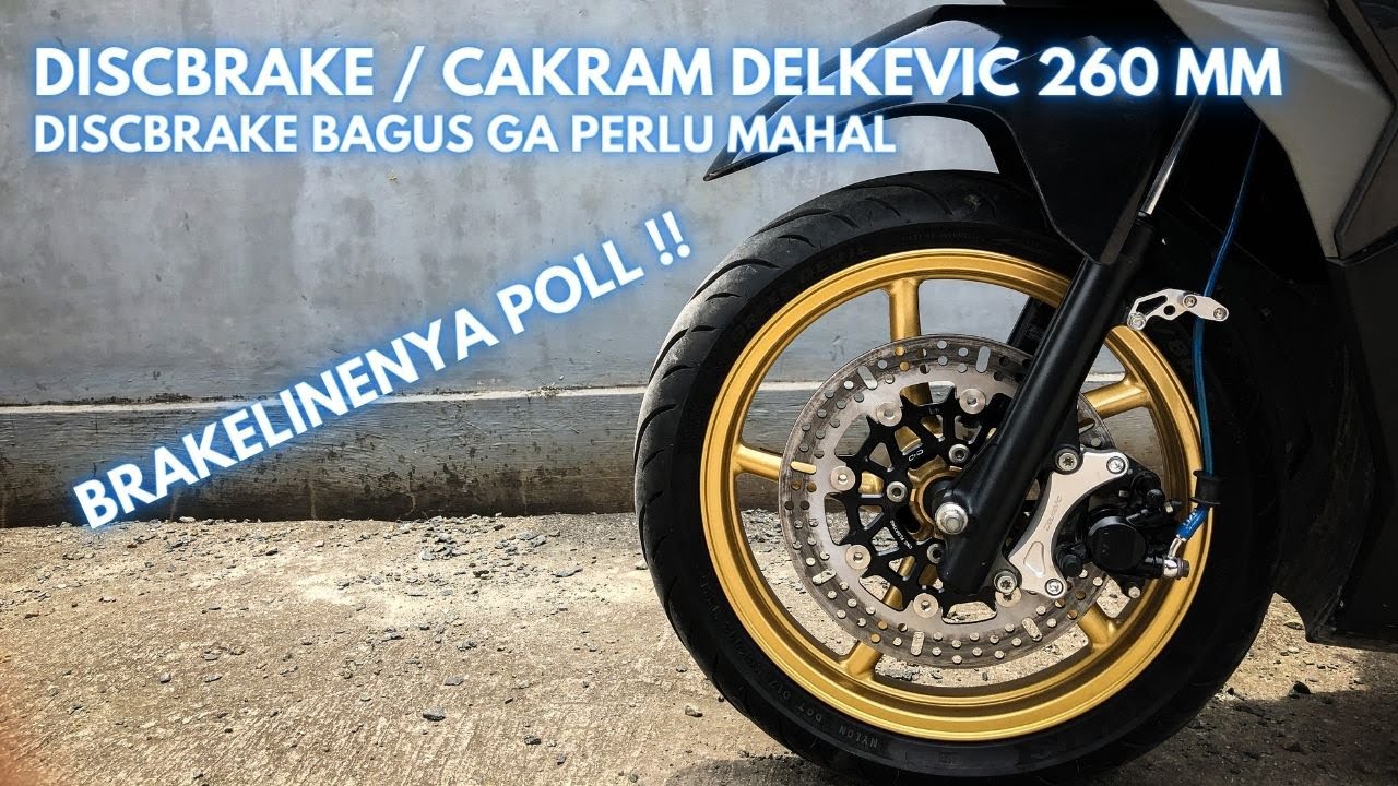 PEMASANGAN DISC BRAKE / CAKRAM FLOATING DELKEVIC 260 MM VARIO