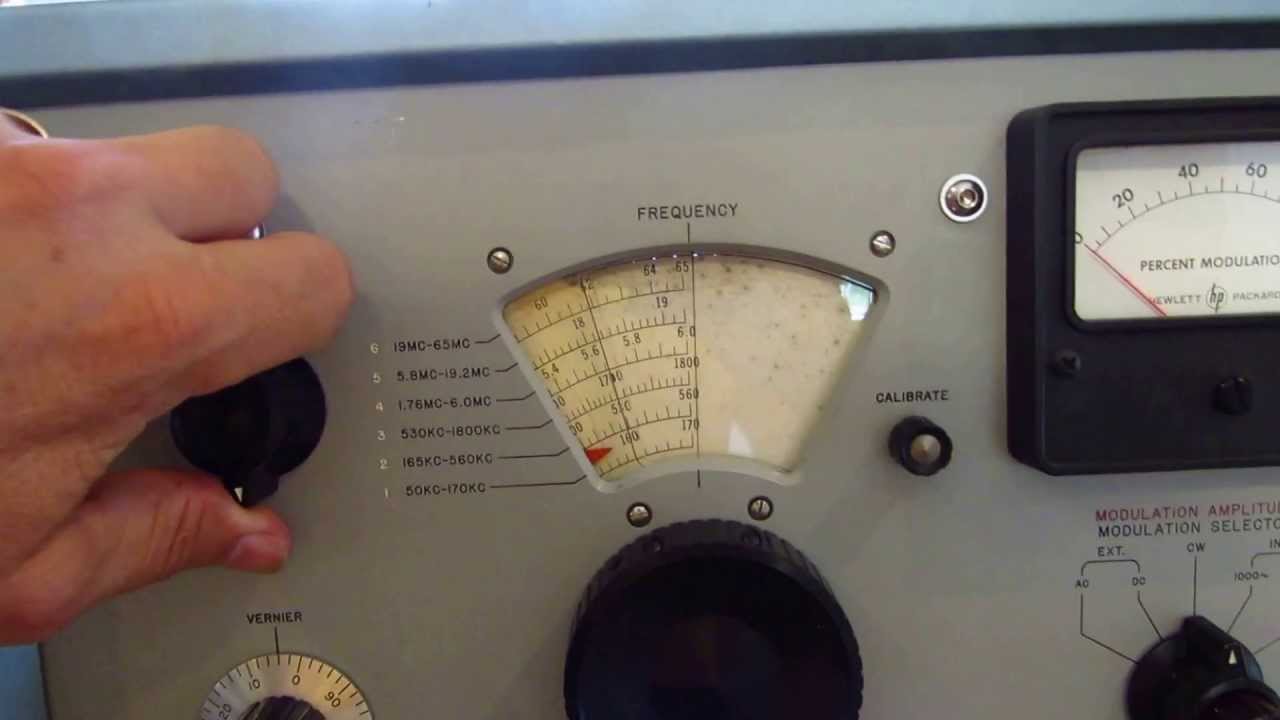HP 606B RF Signal Generator