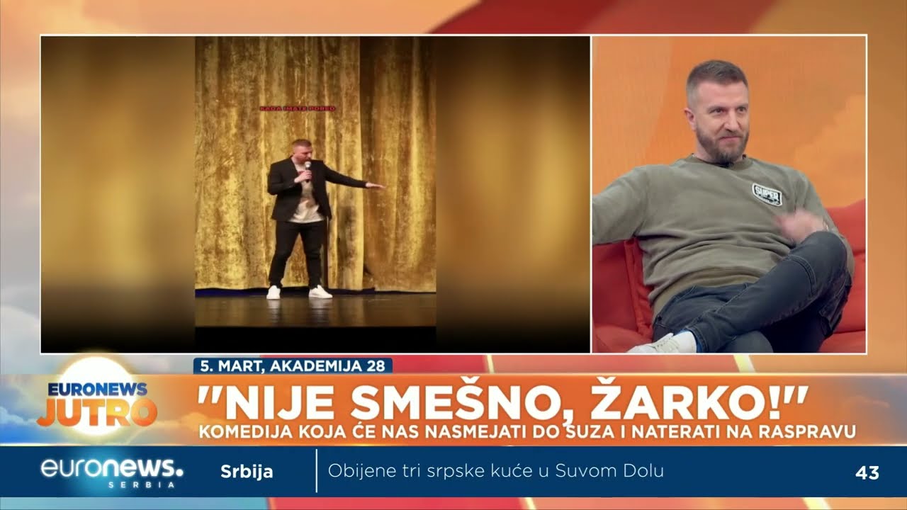 ''Nije sme&scaron;no, Žarko'' - komedija koja tera na raspravu