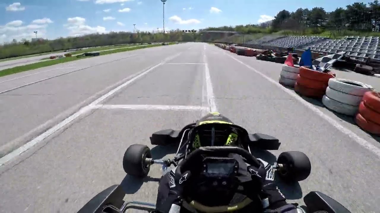 OKJ CRG - Haskovo karting - 00.44.04 - first time driving a racing kart