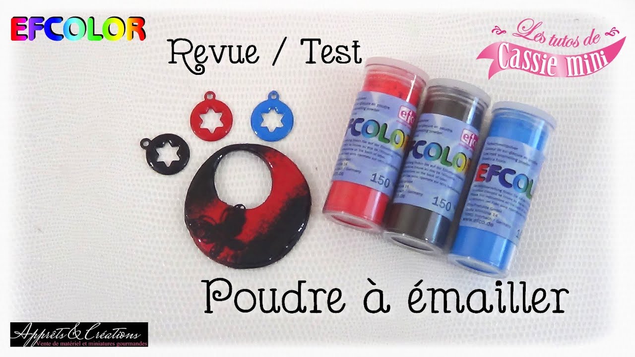 { Revue/ Test } Poudre  émailler efcolor