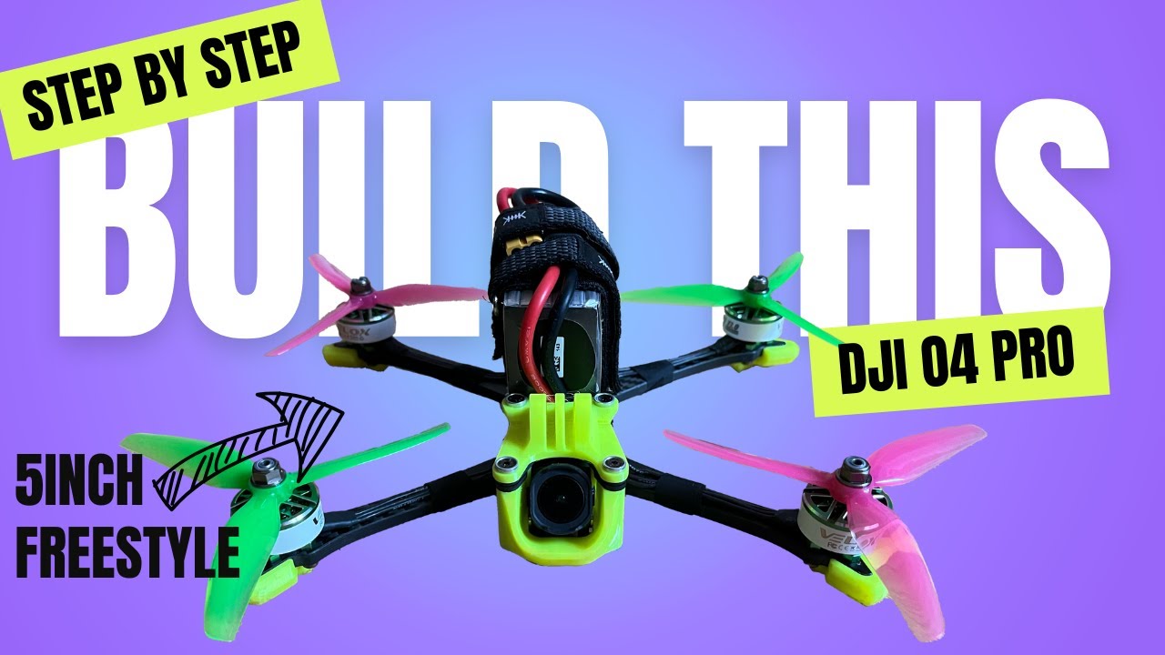 How to build a 5inch freestyle FPV drone with DJI O4 Pro // Quadmula Siren F5 S2