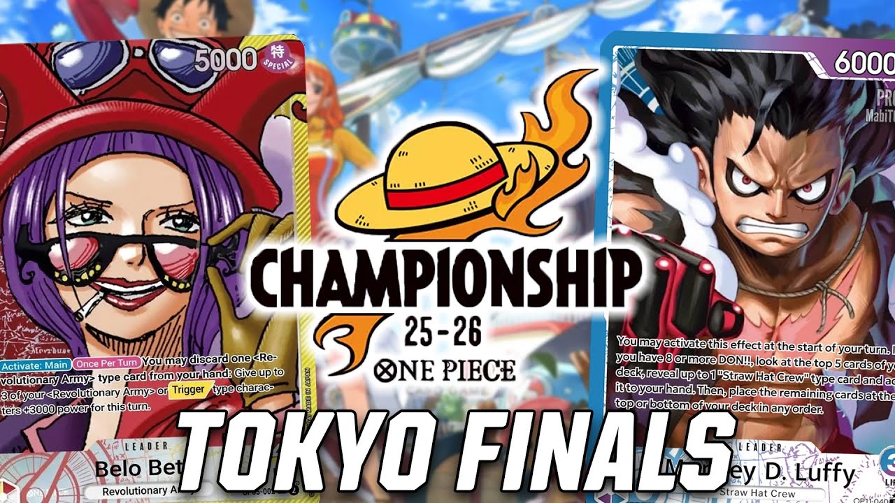[OP11 FINALS] OP05 Belo Betty vs. OP11 Luffy || Tokyo Daichi Area || One Piece Trading Card Game
