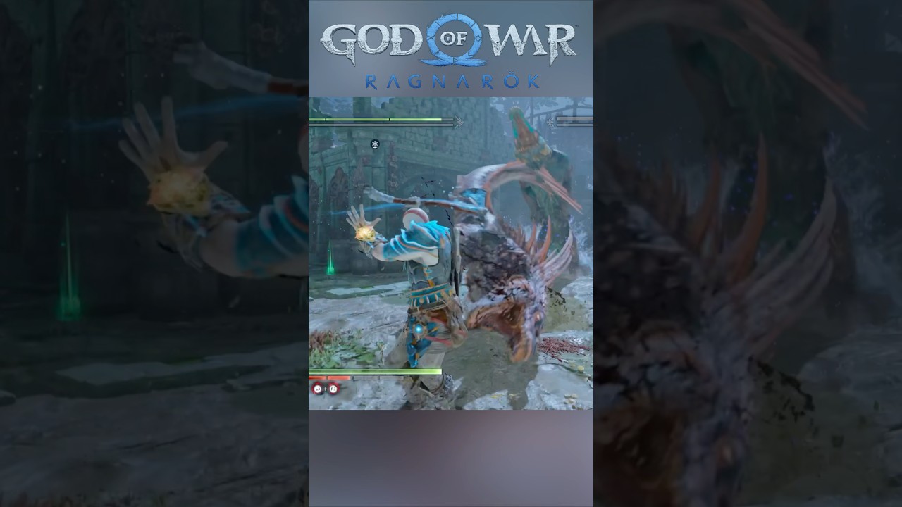 Kratos vs Dreki Duo 💀 Best fight Scene ⚔️ (GMGOW) #shorts