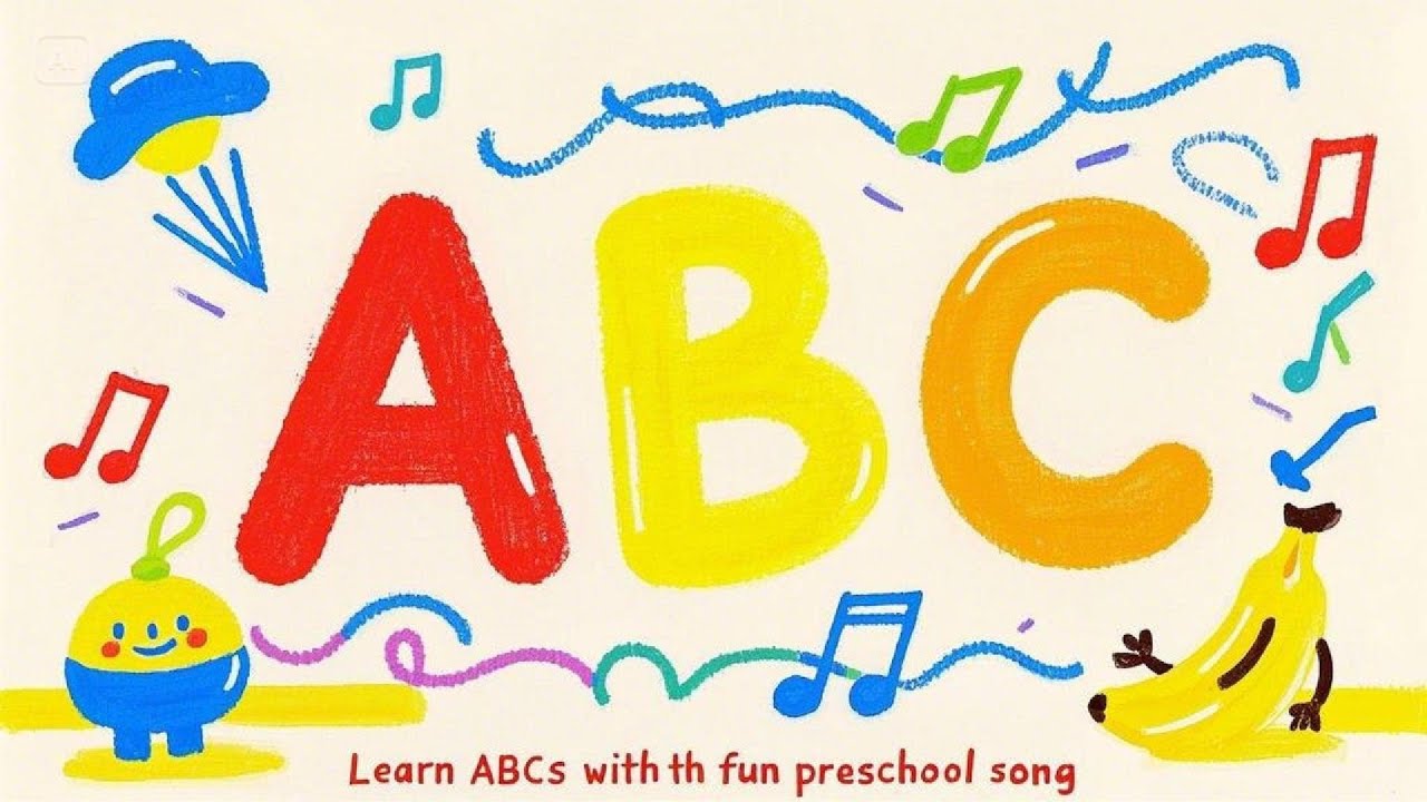 ABC Song Makes Learning FUN With Dancing Letters and Music #nurseryrhymes #preschoollearning