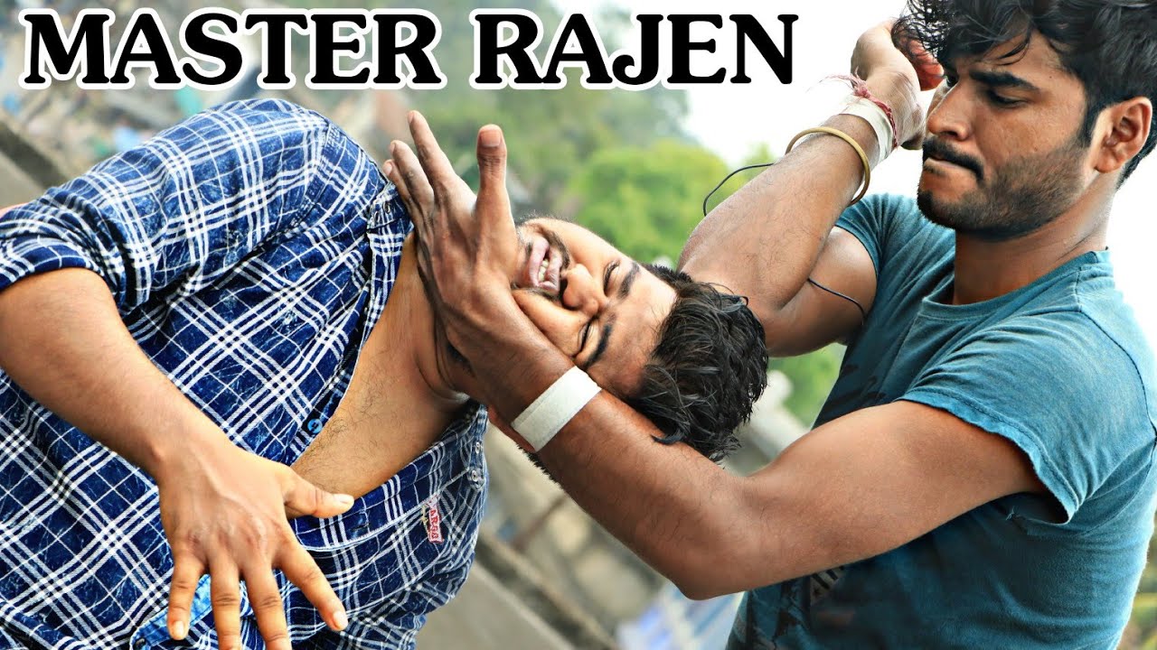 Outdoor Relaxing head massage with neck crack by master rajen | head massage ASMR tingles