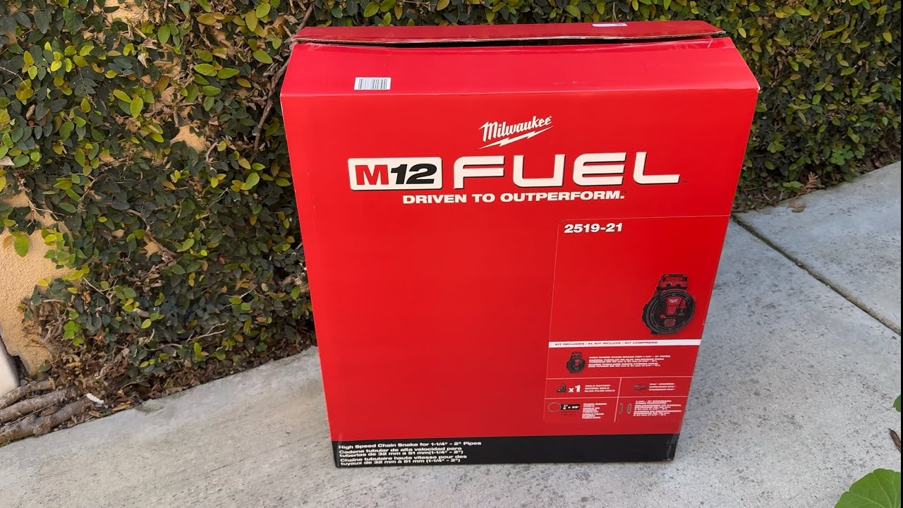 НОВЫЙ высокоскоростной цепной змеевик Milwaukee M12 Fuel для сливов 1-1/4