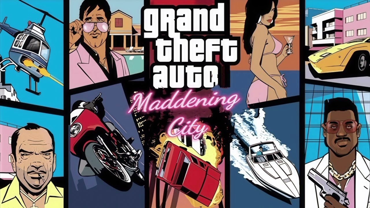 GTA Vice City Maddening City mod | new end credit theme 