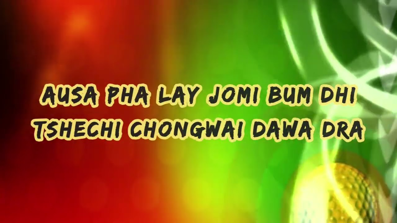Ausa pha lay jomi [vocal off] Jigme nidup | bhutanese movie song