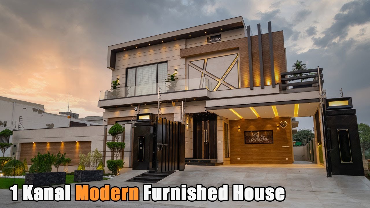 State of the Art 1 Kanal Modern Furnished House - Sector H, DHA Phase 6, Lahore - Pakistan