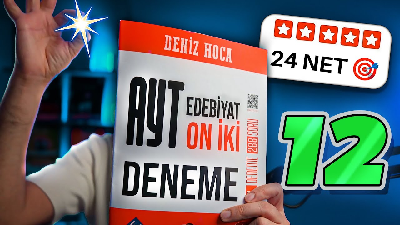 AYT EDEBİYAT DENEME ÇÖZÜMÜ 2026 / 12.DENEME / Deniz Hoca