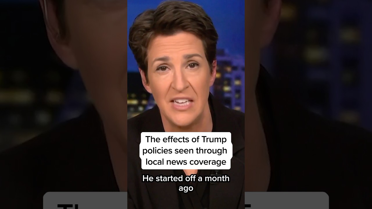 The effects of Trump policies seen through local news coverage